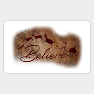 Believe Cave Art Magnet